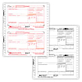 ComplyRight™ W-2 Continuous Tax Forms, 8-Part Employee Combination Set, 9 1/2" x 11", Pack Of 100 Forms