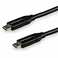 StarTech.com 3m 10ft USB C to USB C Cable w/ 5A PD - M/M - USB 2.0 - Black 1 thumbnail image
