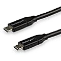 StarTech.com 3m 10ft USB C to USB C Cable w/ 5A PD - M/M - USB 2.0 - Black