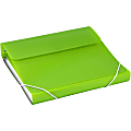 Samsill® Duo 2-In-1 Poly 7-Pocket Organizer/Ring 3-Ring Binder, 1" Round Rings, Green
