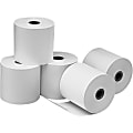 NCR Financial Rolls, Single-Ply, 3 1/4" x 240', White, Pack Of 5