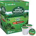 Green Mountain Coffee® K-Cups, Medium Roast, Half-Caffeinated, Carton Of 24 K-Cups
