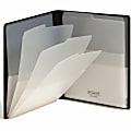 Smead Organized Up Letter Organizer Folder - 8 1/2" x 11" - 50 Sheets Capacity - 8 Pocket(s) - Black - 1 Each 1 thumbnail image
