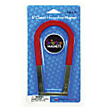 Dowling Magnets Classic Horseshoe Magnet, 6", Red/Silver 1 thumbnail image