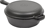 Commercial Chef 3-Quart Cast Iron Dutch Oven, Black