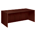Basyx™ BW Series 72"W Rectangular Desk Shell, Mahogany
