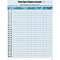 Tabbies Patient Sign-In Label Forms, 8-1/2" x 11", Blue, Pack of 125 1 thumbnail image
