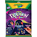 Crayola® Color Explosion™ Art Kit, Black Paper Neon 1 thumbnail image