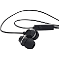 Verbatim Stereo Earphones with Microphone - Stereo - Mini-phone (3.5mm) - Wired - Earbud - Binaural - In-ear - Black 1 thumbnail image