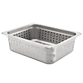 Hoffman Tech Browne Stainless Steel Steam Table Pans, 1/2 Size, Silver, Case Of 24 Pans 1 thumbnail image