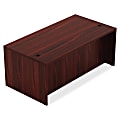 Lorell® Chateau 60"W Shell Computer Desk, Mahogany