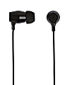 Ativa™ Metal Earbud Headphones, Black, WD-OD05-BLK
