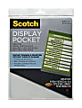 Scotch® Display Pocket, 9" x 11", Clear