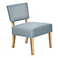 Monarch Specialties Salma Accent Chair, Light Blue