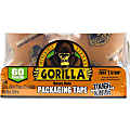 Gorilla Heavy-Duty Tough & Wide Shipping/Packaging Tape - 30 yd Length x 2.83" Width - 3" Core - 2 / Pack - Clear