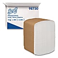 Scott® Full-Fold Dispenser Napkins, 1-Ply, 12 x 17, White, 400/Pack, 15 Packs/Carton 1 thumbnail image