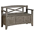 Office Star Metro Wood Bench, 30-1/4”H x 44-1/2”W x 16-3/4”D, Graystone 1 thumbnail image