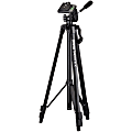 Sunpak 5400DLX Tripod with 3-Way Pan Head for Digital Cameras, 54"H x 4-7/16”W x 3-15/16”D, Matte Black
