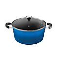 THE ROCK™ by Starfrit® The Rock One Pot™ Aluminum Stock Pot with Vented Lid, 7.2-Qt., Blue 1 thumbnail image