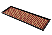 Anji Mountain 4-Pair Rubber Boot Tray, Tan/Red/Black 1 thumbnail image