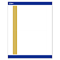 Avery® Printable Invitation Cards With Sure Feed®, S00-DJX-PRMWC10, 5" x 7", Matte White, Preprinted Dipped Gold Edge Design, Pack Of 20 1 thumbnail image
