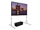 Da-Lite Fast-Fold Deluxe Screen Series Portable Folding Frame Screen - 120" Screen - Projection screen - rear - 128" (128 in) - 16:10 - Da-Tex 1 thumbnail image