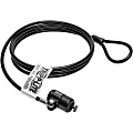 Eaton Tripp Lite Series Security Lock, Keyed, 4 ft. (1.22 m) Cable - Polyvinyl Chloride (PVC), Nickel, Zinc Alloy - 4 ft - SEC4K 1 thumbnail image