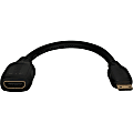 QVS High Speed HDMI Female to Mini HDMI Male Digital A/V HD Camera Conversion Cable - 10" HDMI A/V Cable  - HDACMF 1 thumbnail image