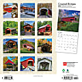 Brown Trout Monthly Regional Wall Calendar, 12" x 24", Bridges, January To December 2022 1 thumbnail image