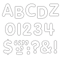TREND STICK-EZE® Stick-On Letters, 1", White, Pack Of 324 1 thumbnail image