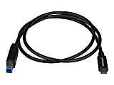 StarTech.com 1m (3ft) USB-C to USB-B Cable - M/M - USB 3.1 (10Gbps) - USB Type-C to USB Type-B Cable - 3.28 ft USB Data Transfer Cable  - USB31CB1M 1 thumbnail image