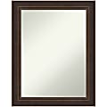 Amanti Art Non-Beveled Rectangle Framed Bathroom Wall Mirror, 28-1/2” x 22-1/2”, Lara Bronze 1 thumbnail image