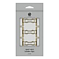 U Brands® Open Wire Binder Clips, 2" Wide, 1" Capacity, Gold, Box Of 6 Clips