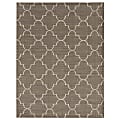 Foss Floors Area Rug, 6'H x 8'W, Roman, Taupe/White 1 thumbnail image