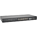 Tripp Lite 16-Port Gigabit Ethernet Switch L2 Managed SFP 10/100/1000Mbps - 16x Gigabit Ethernet Network, 2x Gigabit Ethernet Expansion Slot 1 thumbnail image