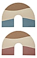 Realspace™ Rainbow Cork Bulletin Board, 13" x 17-5/8", Assorted Colors 1 thumbnail image