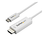 StarTech.com USB C To HDMI Cable, 10', White