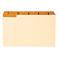 Oxford® Manila Card Guides With Laminate Tabs, Daily "1-31", 5" x 8", Manila; Orange Tabs 1 thumbnail image