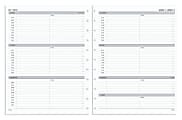 TUL® Discbound Weekly Refill Pages, Letter Size, 8-1/2" x 11", January To December 2021, TULLTFLR-TIME-RY 1 thumbnail image