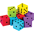 Teacher Created Resources Foam Dice, 3/4", Assorted Colors, 20 Dice Per Pack, Case Of 3 Packs 1 thumbnail image