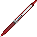 Pilot® Precise V7 RT Premium Retractable Rolling Ball Pen, Medium Point,0.7 mm, Red Barrel, Red Ink