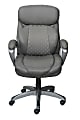 Serta® Works Bonded Leather High-Back Office Chair With Acucell Technology, Mindset Gray/Silver 1 thumbnail image