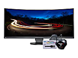 NEC® MultiSync EX341R-BK-SV 34" LED Curved Monitor 1 thumbnail image