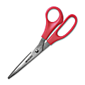 Westcott® All-Purpose Value Stainless Steel Scissors, 8", Pointed, Red