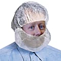 Protective Industrial Products Polypropylene Beard Net Protectors, White, Pack Of 100 Protectors 1 thumbnail image