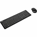 Targus Full-Size Bluetooth Keyboard And Midsize Comfort Antimicrobial Mouse Bundle, Black