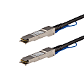 StarTech.com MSA Uncoded Compatible 3m 40G QSFP+ to QSFP+ Direct Attach Cable - 40 GbE QSFP+ Copper DAC 40 Gbps Low Power Passive Twinax 1 thumbnail image