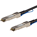 StarTech.com MSA Uncoded Compatible 5m 40G QSFP+ to QSFP+ Direct Attach Cable - 40 GbE QSFP+ Copper DAC 40 Gbps Low Power Passive Twinax 1 thumbnail image