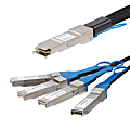 StarTech.com MSA Compliant QSFP+ Direct-Attach Twinax Breakout Cable, 3.3 '