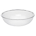 Cambro Camwear Round Pebbled Bowls, 10", Clear, Set Of 12 Bowls